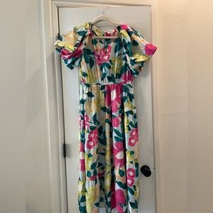 Umgee floral midi dress